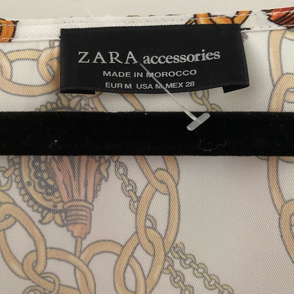 Zara satin blouse body suit, size M, never worn - Picture 5 of 6